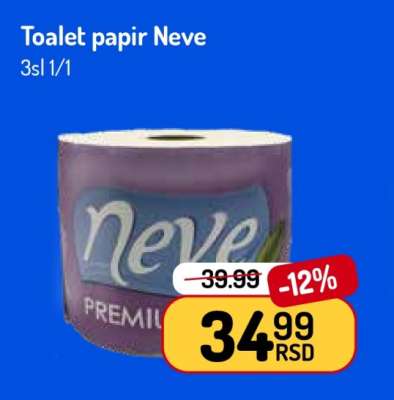 Toalet papir Neve