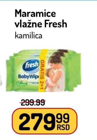 Maramice vlažne Fresh kamilica