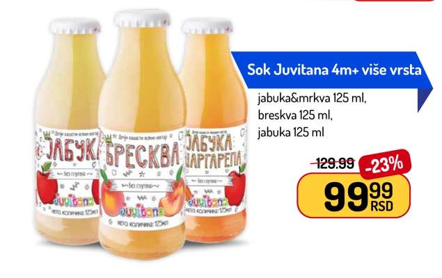 Sok Juvitana 4m+ više vrsta