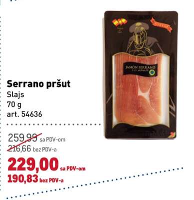 Serrano pršut