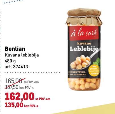 Benlian Kuvana leblebija
