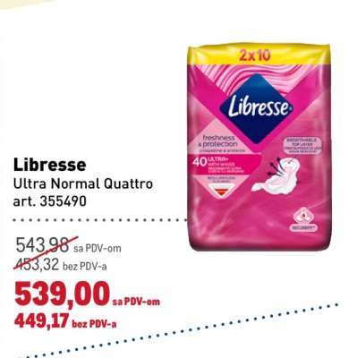 Libresse ultra normal quattro