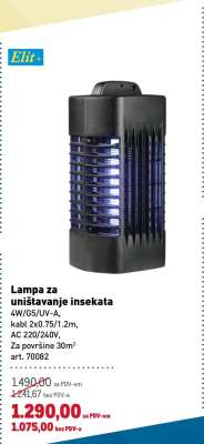 Lampa za uništavanje insekata