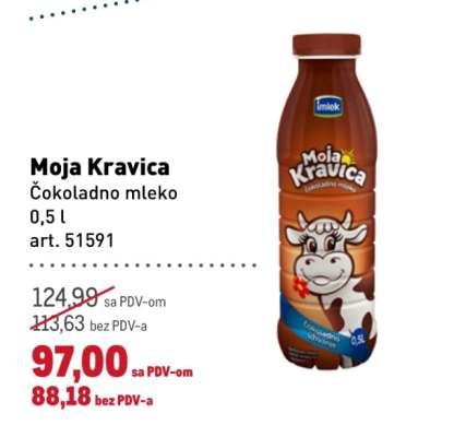 Moja Kravica čokoladno mleko