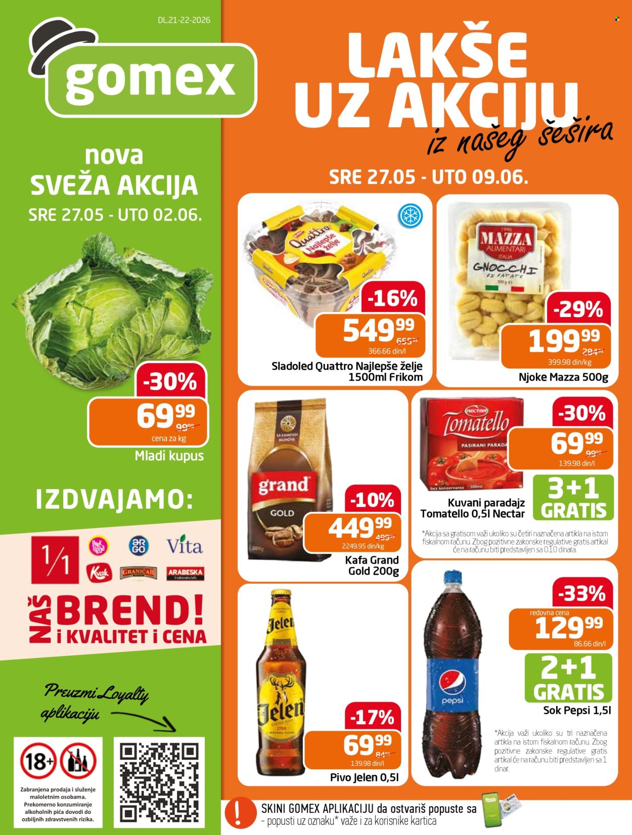 Gomex katalog - 27.05.2026 - 09.06.2026. Stranica 1