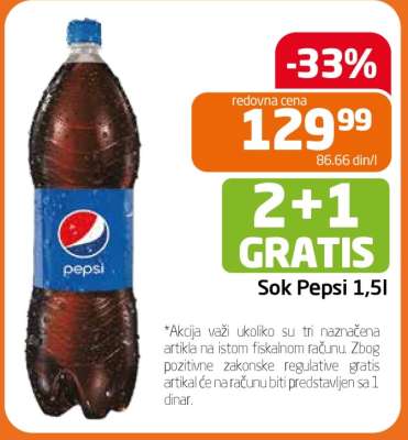 Sok Pepsi 1,5l