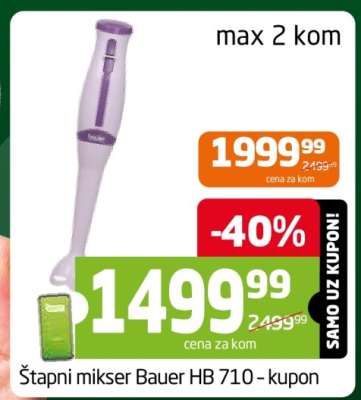 Štapni mikser Bauer HB 710 - kupon