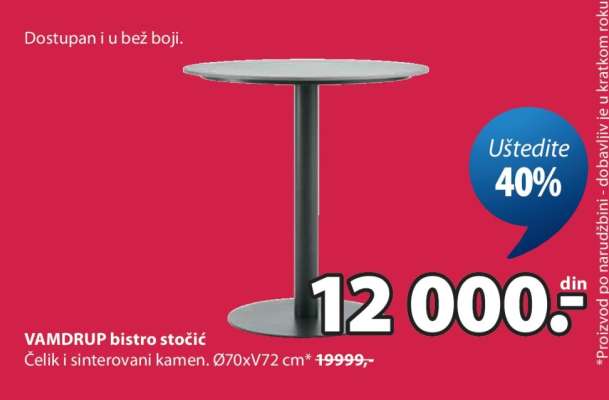 VAMDRUP bistro stočić