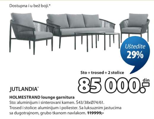 JUTLANDIA HOLMESTRAND lounge garnitura