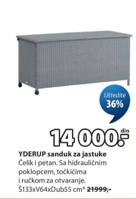 YDERUP SANDUK ZA JASTUKE