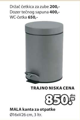 MALA kanta za otpatke