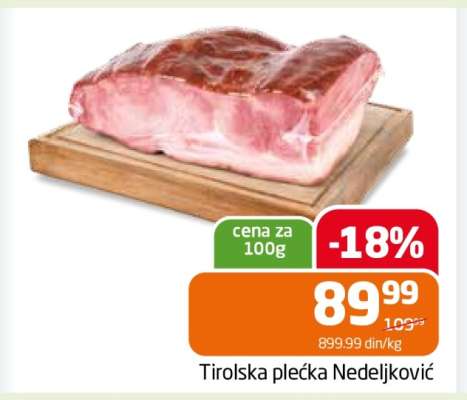Tirolska plećka Nedeljković