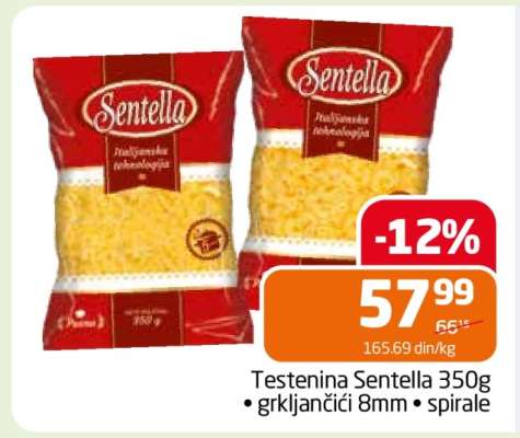 Testenina Sentella 350g