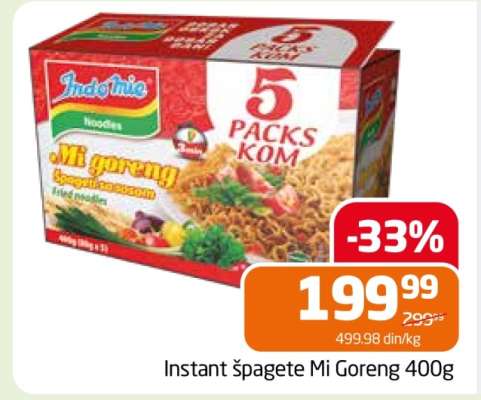 Instant špagete Mi Goreng 400g