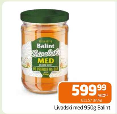 Livadski med 950g Balint