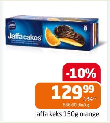Jaffa keks 150g orange