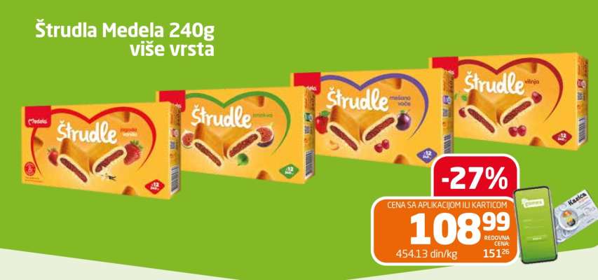 Štrudla Medela 240g