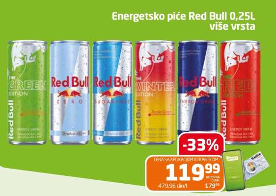Energetsko piće Red bull 0,25l