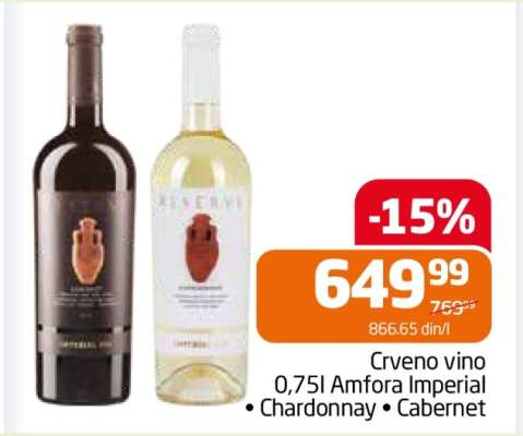 Crveno vino 0,75l Amfora Imperial