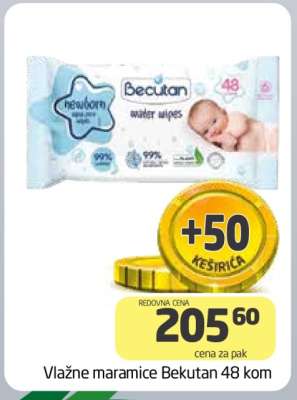 Vlažne maramice Bekutan 48 kom
