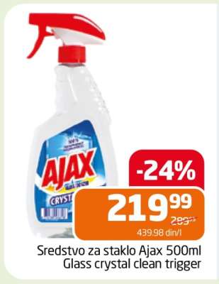 Sredstvo za staklo Ajax 500ml