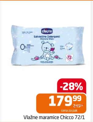 Vlažne maramice Chicco , 72/1