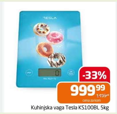 Kuhinjska vaga Tesla KS100BL 5kg