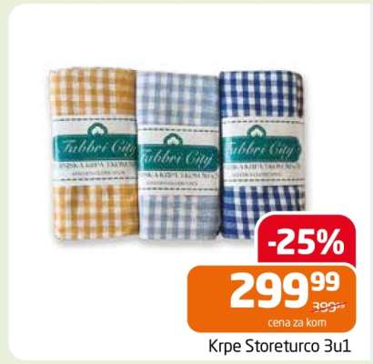 Krpe Storeturco 3u1