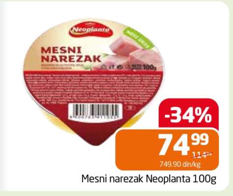 MESNI NAREZAK Neoplanta 100g