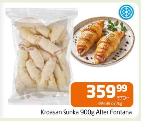 Kroasan šunka 900g Alter Fontana