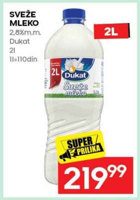 sveže mleko