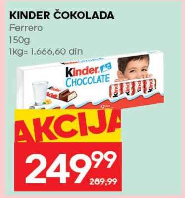 Kinder Čokolada