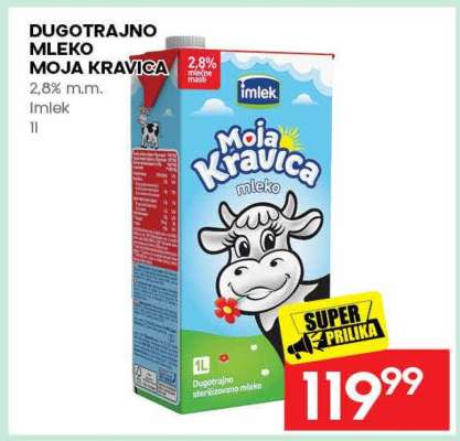 DUGOTRAJNO MLEKO Moja Kravica