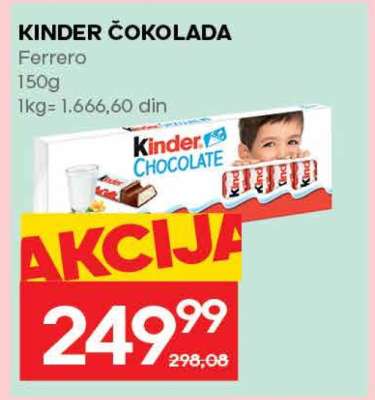 Kinder Čokolada