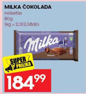MILKA ČOKOLADA