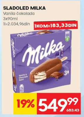 Sladoled Milka
