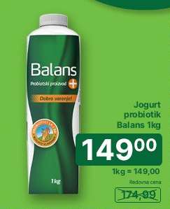 Jogurt probiotik Balans 1kg
