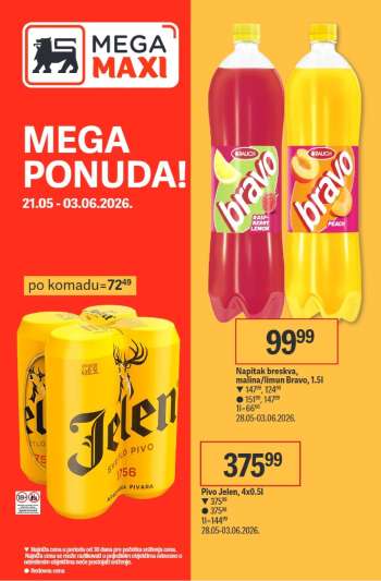 Mega Maxi katalog - 21.05.2026 - 03.06.2026.