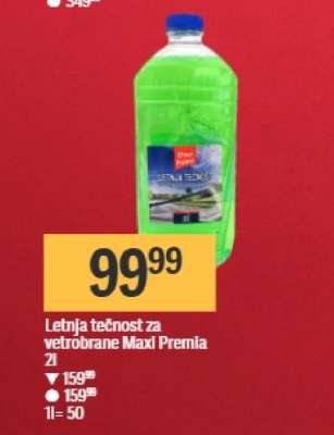 Letnja tečnost za vetrobrane Maxi Premia