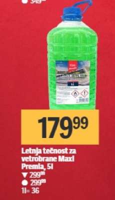 Letnja tečnost za vetrobrane Maxi Premia, 5l
