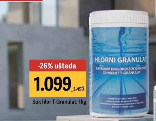 Sok hlor T-Granulat, 1kg