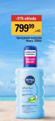 Sprej posle sunčanja Nivea, 200ml