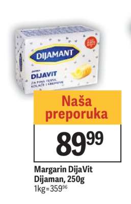 Margarin DijaVit Dijaman, 250g