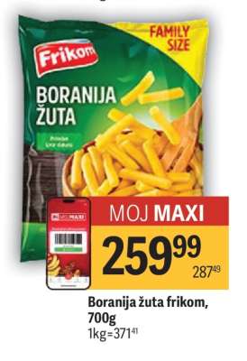 Boranija žuta Frikom, 700g