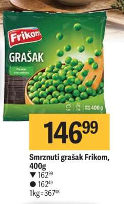 Smrznuti grašak Frikom 400g