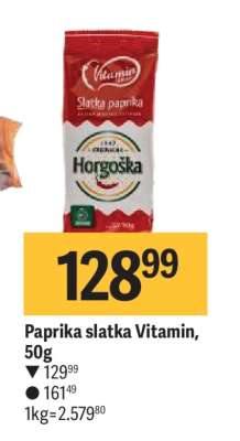 Paprika slatka Vitamin, 50g