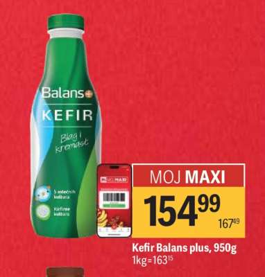 Kefir Balans plus 950g