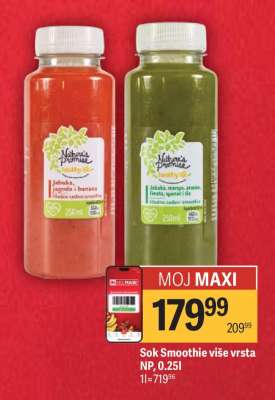 Sok Smoothie više vrsta NP, 0.25l