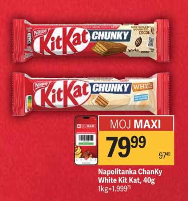 Napolitanka Chanky white Kit Kat 40g
