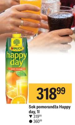 Sok pomorandža Happy day, 1l